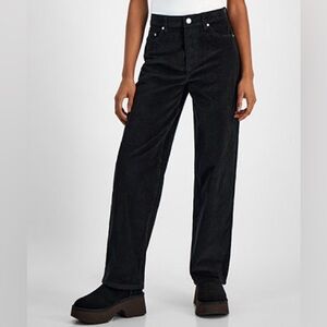 Steve Madden 90s Fit Corduroy Black Jeans Women’s Pants Size 7 Waist 28x28 NWT